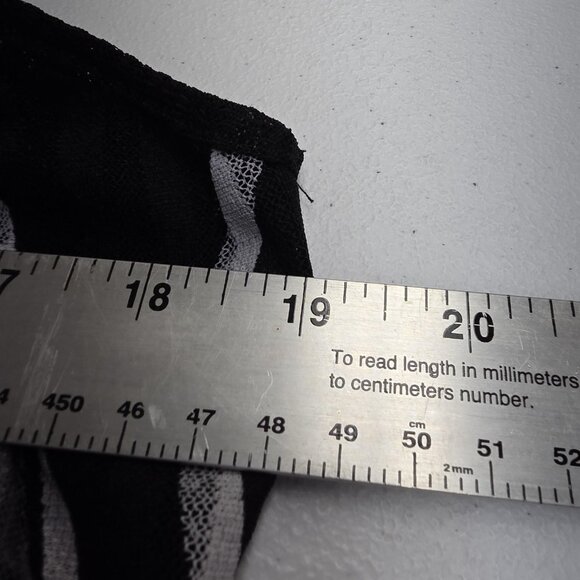 Violet Ruby Shirt Womens Large Sheer Sleeveless Tunic Top Vest Button Black - Picture 10 of 11